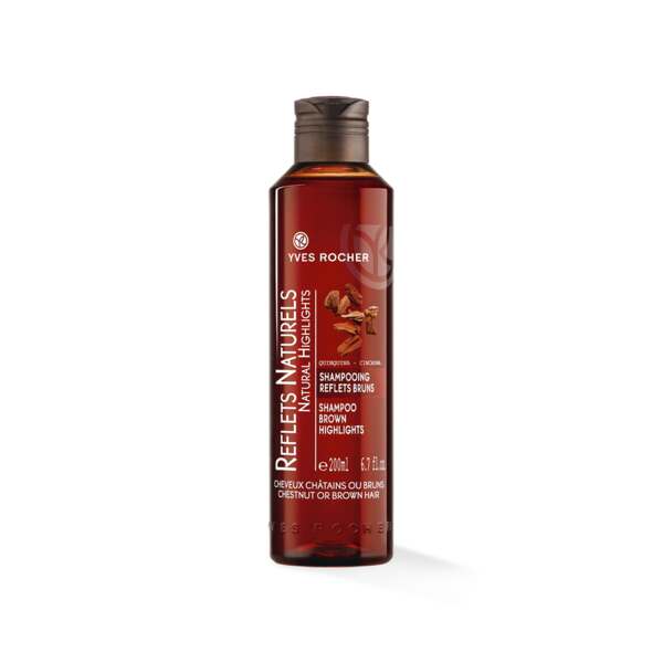 Glansgivende shampoo til brunt hår
