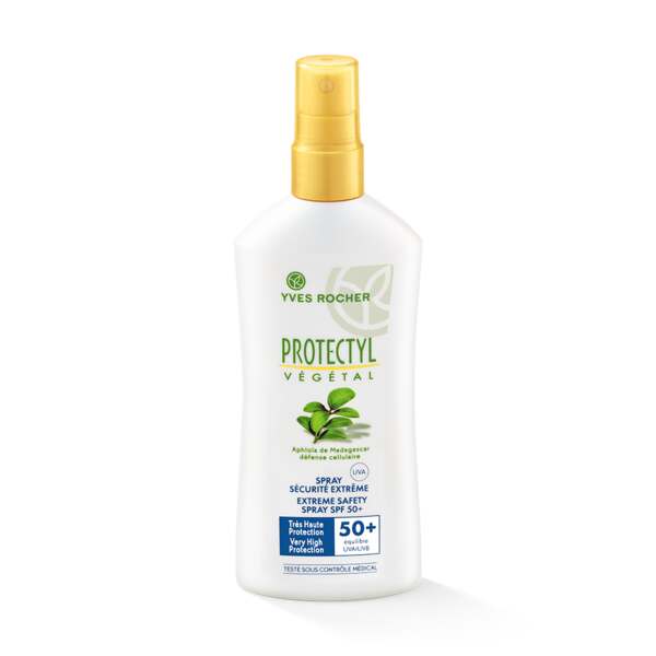 Meget højbeskyttende spray SPF50+